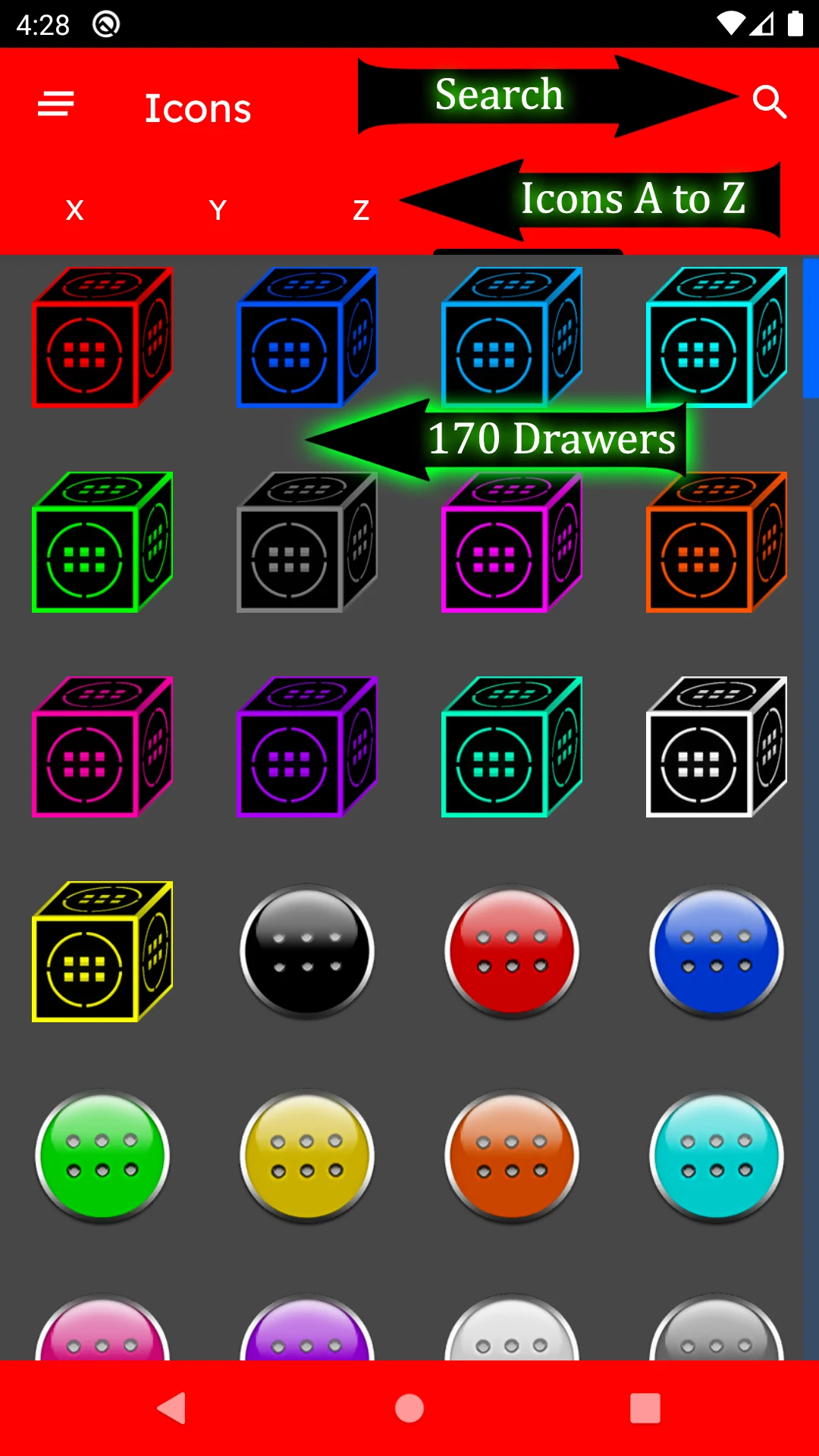 3D Flat Pink Icon Pack screenshot