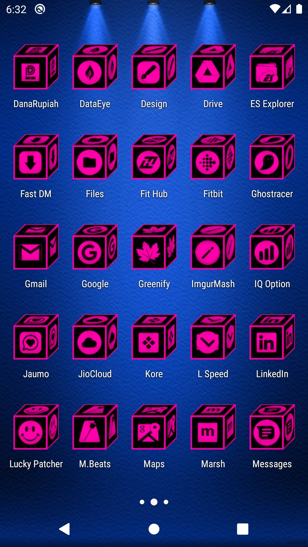 3D Flat Pink Icon Pack screenshot
